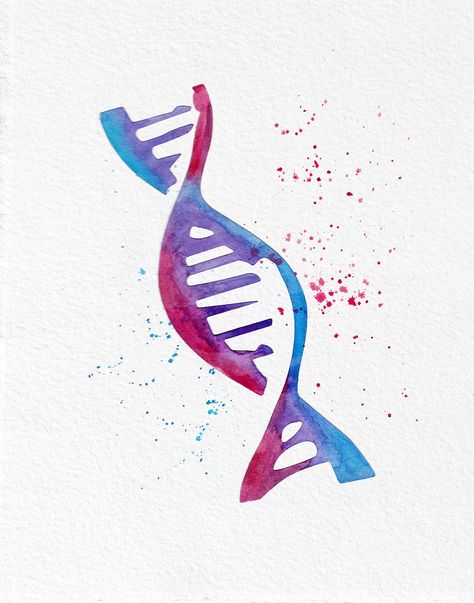 Dna Drawing, Science Lab Decorations, Xacto Knife, Dna Tattoo, Biology Art, Medical Background, Watercolor Paintings Easy, Iphone Wallpaper Quotes Love, Indian Paintings