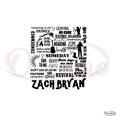 Zach Bryan Cricut, Zach Bryan Svg, Svg Country, Sublimation Shirts, Country Music Songs, Outlaw Country, Zach Bryan, Sublime Shirt, Music Song