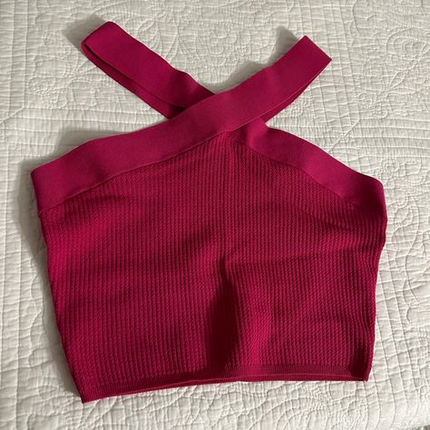 Cropped Shein, Navy Crop Top, Pink Cross, Future Wardrobe, Cross Top, Girly Accessories, Ribbed Turtleneck, Going Out Tops, Knitted Tank Top