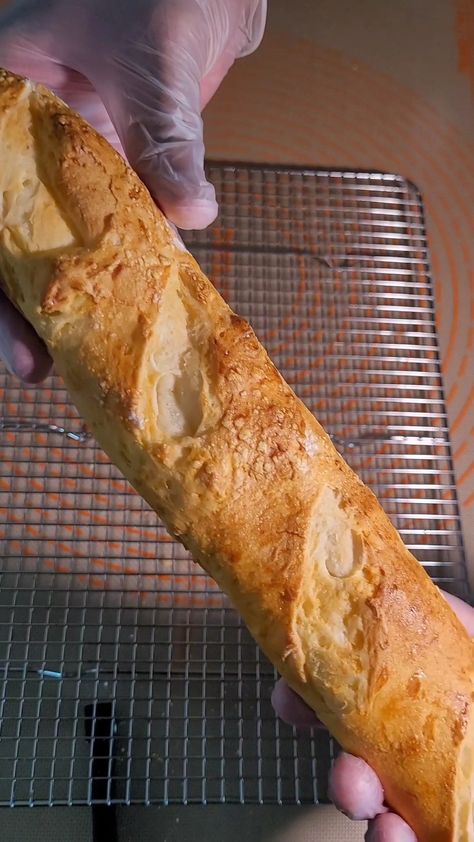 The Last GF Baguette Recipe You'll Ever Want! Gluten Free Baguette Recipe, Gf Baguette, Sourdough Baguette Recipe, Gluten Free French Bread, French Baguette Recipe, Cake Flour Recipe, Gluten Free Baguette, Gluten Free Bread Machine, French Eggs