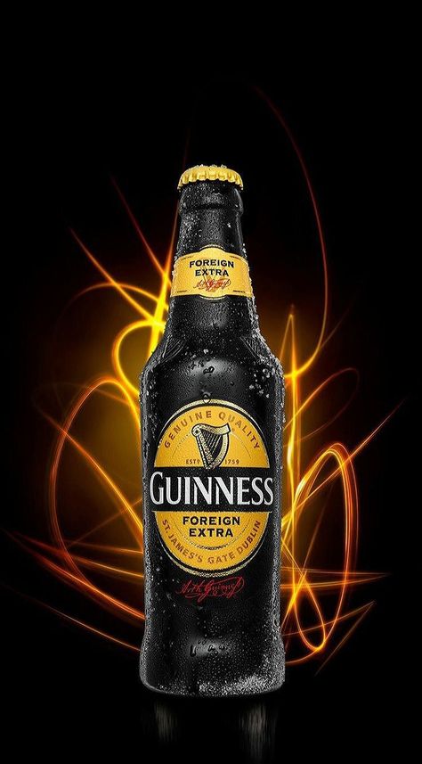 Ads Inspiration, Black Beer, Black Stuff, Beer 101, Irish Beer, Guinness Beer, Beer Advertising, Dark Beer, Alcohol Bottles