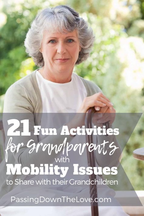 Sometimes it's hard to get down on the floor and play.  Here are some fun activities for grandparents with mobility issues.  You can have a good time even if you can't play hard.  #mobility #grandparents #grandchildren #fun Fun With Grandkids, Things To Do With Grandkids, Grandparents Activities, Happy Grandparents Day, First Time Grandma, Father Son Quotes, Grandparents Day Gifts, Senior Activities, New Grandparents