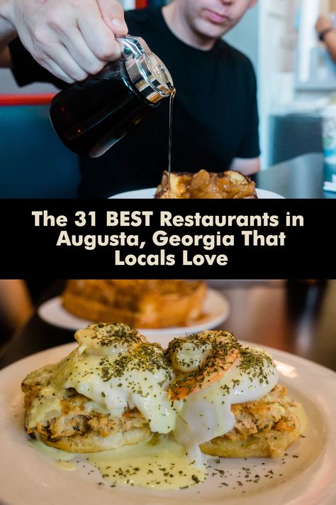 Embark on a flavorful journey in Augusta, Georgia! Experience the local love for exquisite culinary delights with our list of the top 31 restaurants. Unearth hidden gems, savor the best of southern cuisine, and enjoy a palette of diverse tastes. Dive into Augusta's gastronomic scene - Your food adventure starts here! Southern Salad, Myrtle Beach Trip, Georgia Food, Southern Comfort Food, Fusion Dishes, Augusta Georgia, Southern Cuisine, Comfort Food Southern, Deep South