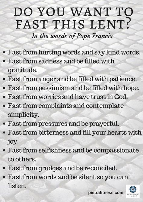 Practicing Lent Lent Quotes, Fasting Ideas, Pope Francis Quotes, 40 Days Of Lent, Catholic Lent, Lent Prayers, Fast And Pray, Prayer And Fasting, Faith Formation