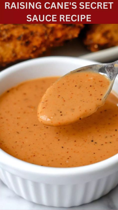 Raising Cane’s Secret Sauce Recipe – Delish Diner Firecracker Sauce Recipes, Cane Sauce Recipe, Raising Cane's Sauce Recipe, Raising Canes Sauce Recipe, Canes Sauce Recipe, Raising Cane Sauce Recipe, Worcestershire Sauce Substitute, Firecracker Sauce, Secret Sauce Recipe