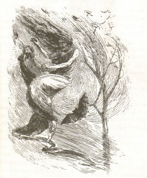 A Hateful Banshee on a Windy Night; drawing by H.R. Heaton Banshee Illustration, Irish Banshee, Cats Mood, Hunters Moon, The Banshee, King Ragnar, Irish Ancestry, Ancient Ireland, Irish Folklore