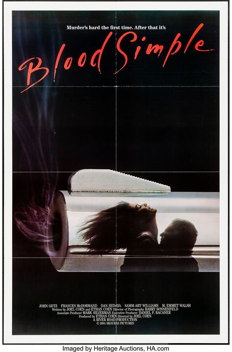 M Emmet Walsh, Blood Simple, Posters Amazon, Movie Poster Design, Coen Brothers, Movie Screenshots, Iconic Movie Posters, Thriller Film, Cinema Posters