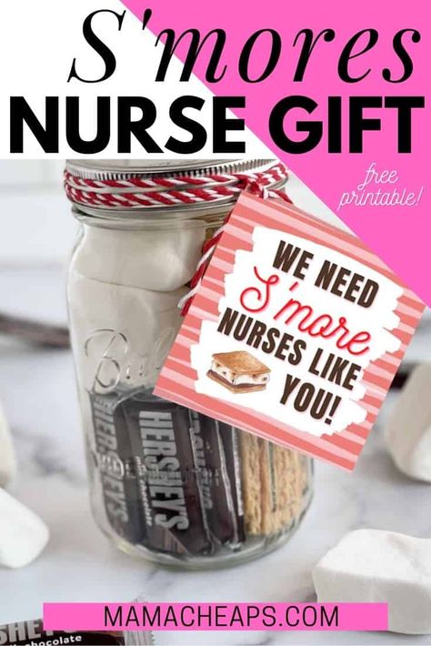 Camping Valentines, Classroom Valentines Gifts, Nurses Gifts Diy, Cna Appreciation, Easy Teacher Gifts, Appreciation Gifts Diy, Nurse Appreciation Week, Camping Diy, Teacher Valentine Gifts