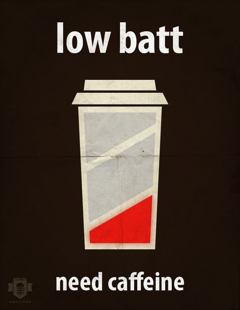 Low Batt on Behance Kaffe Humor, I Love Coffe, Coffee Talk, Irish Coffee, Need Coffee, Coffee Is Life, Cup Of Joe, Coffee Cafe, Coffee Love