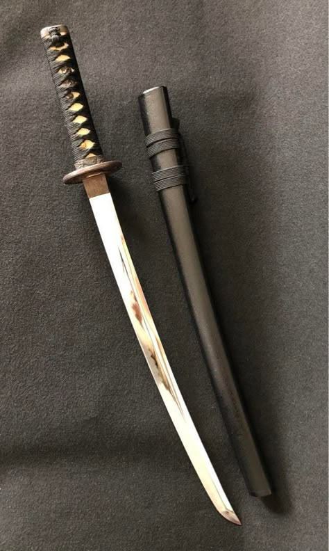 Item: Japanese Imitation Sword   (IMITATION: can not cut anything by this sword) No. swd117 Condition: Used / Very good. Please check listing pictures. SIze: 26.7inch total length, 18inch blade length A very delicate and energetic blade.  *This is Imitation sword. You can not cut anything. Swords Japanese, Wakizashi Swords Samurai, Japanese Swords, Swords, Tactical Gear Storage, Tactical Swords, Pen Diy, Tactical Gear Loadout, Samurai Swords