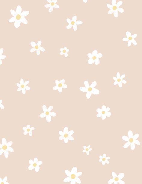 Daisy white, minimalistic, digital art, simple design White Background Wallpaper, Beige Flowers, Daisy Wallpaper, Phone Wallpaper Patterns, Art Simple, Pink Daisy, Homescreen Wallpaper, 10th Birthday, Ipad Wallpaper