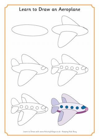 Aeroplane Drawing, Trin For Trin Tegning, Easy Butterfly Drawing, Easy Pencil Drawings, Easy Step By Step Drawing, Easy Flower Drawings, Drawing Lessons For Kids, Pop Aesthetic, Easy Drawings For Beginners