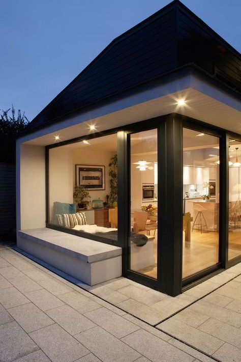 Garden Room Extensions, House Extension Plans, Room Extensions, Mobile Home Porch, Back Porch Ideas Covered, House Extension Design, Patio Garden Design, Back Porch Ideas, Design Room