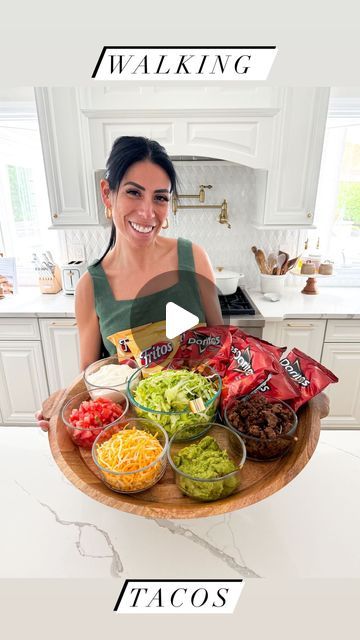 Carla Bushey - Always keepin’ it real on Instagram: "Comment TACOS and I’ll send you everything I used and the recipe for this fun board 🙌🏻
.
Cinco de Mayo is around the corner and Walkin’ Tacos are a MUST-HAVE 🌮
.
#walkingtaco #tacoboard #tacotuesday #tacos #mexicanfood #cincodemayo #easydinner #dinnerrecipes #weeknightdinner" Walking Taco Charcuterie Board, Taco Boards For Parties, Taco Platter Ideas, Taco Charcuterie Board Ideas, Taco Charcuterie Board, Taco Charcuterie, Backyard Olympics, Carla Bushey, Taco Board