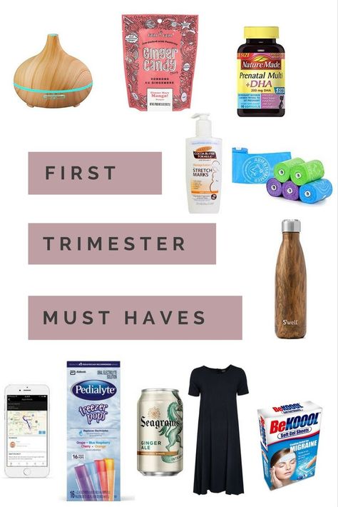 First Trimester Must Haves, Pregnancy First Trimester, Pregnancy Bump, Pregnancy Must Haves, 1st Trimester, Pregnancy Essentials, Trimesters Of Pregnancy, Morning Sickness, Pregnancy Symptoms