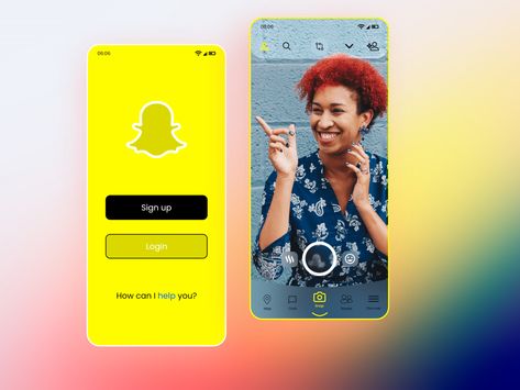 Snapchat App Redesign-gGassmorphism by karim saif Snapchat App, App Redesign, App Design, Global Community, Creative Professional, Snapchat, Design, Logos