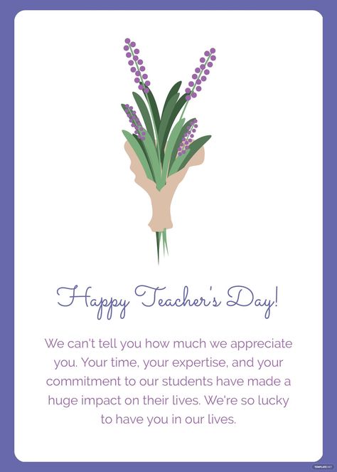 Teachers Day Card Inside, Quotes For Teachers Day Cards, Greeting Card Happy Teacher Day, Teachers Day Letter Ideas, Happy Teachers Day Aesthetic, Happy Teachers Day Template, Happy Teachers Day Card Design, Teacher's Day Card Ideas Aesthetic, Teachers Day Template