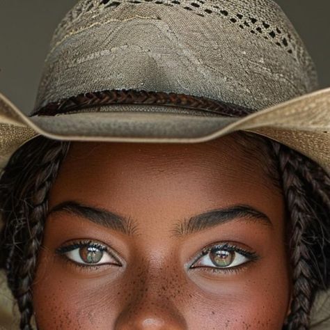 Black Rose Memoirs on Instagram: "Cowboys dream #cowgirl #cowboy #countrylife #country #western #countrygirl #blackrosememoirs #blackwomen #blackgirlmagic" Cowgirl Makeup Ideas Country, Black Country Girl, Black Cowgirl Aesthetic, Cowgirl Makeup, Delta Dawn, Cowgirl Photoshoot, Cowboy Aesthetic, Black Cowgirl, Southern Life