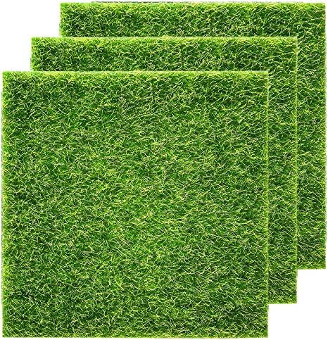 Amazon.com: KisSealed Artificial Garden Grass, Life-Like Fairy Artificial Grass Lawn 12 x 12 Inches Miniature Ornament Garden Dollhouse DIY Grass (12 x 12 Inches 3 Packs) : Home & Kitchen Hot Popcorn, Garden Grass, Residential Landscaping, Artificial Garden, Dollhouse Diy, Moss Plant, Diy Lawn, Artificial Lawn, Fairy Garden Decor