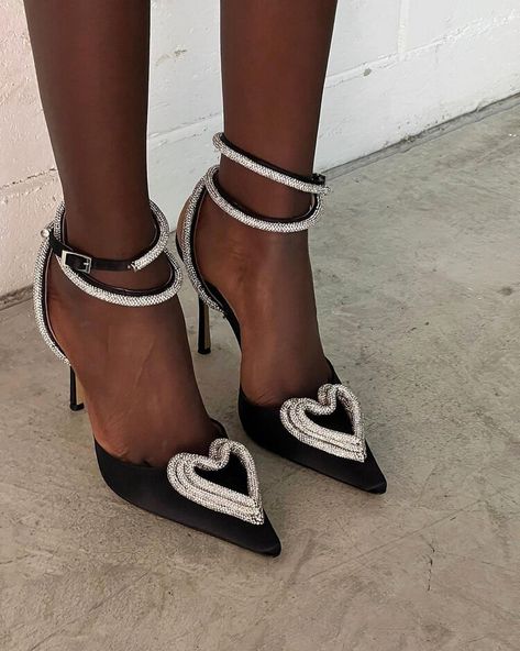 This Comfy Wedding Guest Shoe Also Gives You That Instant WOW Factor Pointed High Heels, Rhinestone Sandals, Ankle Strap Pumps, Strap Pumps, Leather High Heels, Bank Transfer, Shoe Style, Black Pumps, High Heel Sandals