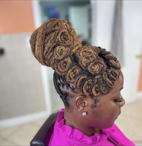 Blue And Black Braids, Women Dreads, Black Braids Hairstyles, Loc Ideas, Lock Styles, Short Dreadlocks Styles, Dread Lock, Dreads Styles For Women, Loc Updo