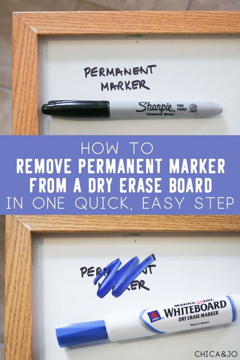 How To Remove Permanent Marker, How To Remove Sharpie, Remove Permanent Marker, Office Hacks, Office Things, Sharpie Permanent Markers, Marker Stain, Crayola Markers, Marker Board