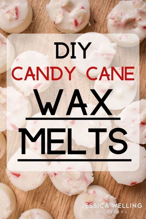 Christmas Wax Melt Ideas, Soy Wax Melts Diy, Diy Candle Melts, Homemade Wax Melts, Homemade Candle Recipes, Diy Candy Cane, Wax Melts Recipes, Simmer Pots, Candle Making Recipes