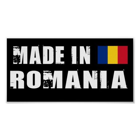 Made in Romania Poster - Romania gift Made In Romania, Eastern Europe, Serbia, Romania, Mood Board, Created By, Thing 1, Iphone