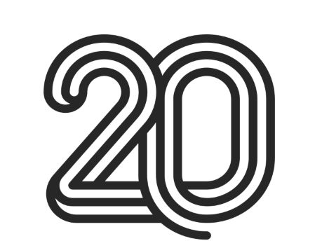 20 Number Design Fonts, 20 Logo Design Number, 20 Number Design, Logo Aniversario, Abc Font, Chinese Logo, Sign Painting Lettering, Exhibition Display Design, 20 Number