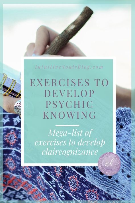 If you're wondering how the heck to develop your Inner knowing, you're in the exact right place! Here is a mega-list with oodles of super simple and fun claircognizance exercises and tips that will develop your claircognizant abilities. @intuitivesoulsblog #spiritualgrowth #psychicabiites Psychic Exercises, Psychic Development Exercises, Empath Abilities, Psychic Development Learning, Psychic Intuition, Inner Knowing, Psychic Ability, Energy Healing Spirituality, Psychic Development