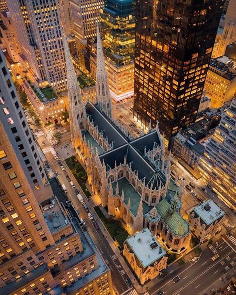 St. Patrick's Cathedral St Patricks Cathedral Nyc, St Patrick's Cathedral, New York Pictures, Religious Architecture, City Landscape, Dream City, City Photography, New York Travel, Gotham City