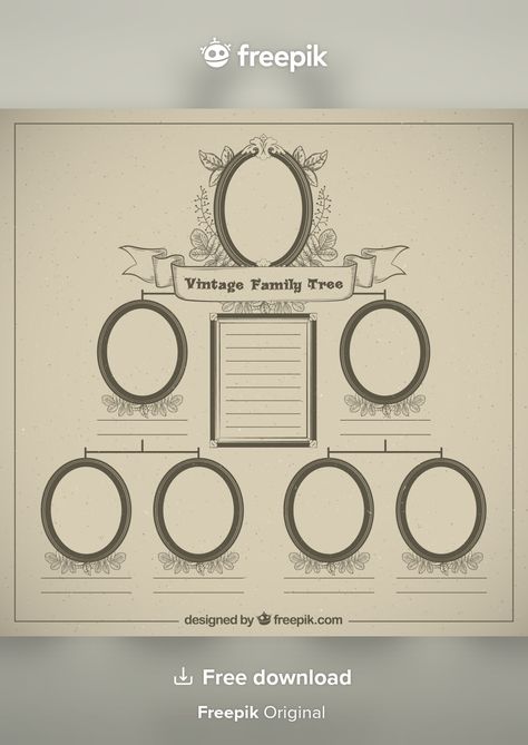 Family tree in vintage style Free Vector | Free Vector #Freepik #freevector #vintage #tree #family #human Oc Family Tree, Vintage Ribbon Vector, Family Tree Drawing, Family Tree Printable, Family Tree Designs, Family Tree Photo, Family Tree Art, Ancestry Family Tree, Royal Family Trees