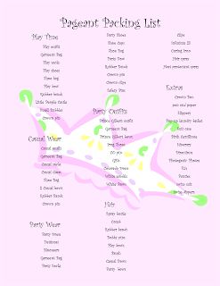 Hterice a crafty pageant mom and her life: Pageant Packing List Pageant Workout, Infant Pageant, Beauty Pageant Questions, Participation Certificate, Pageant Questions, Pageant Prep, Baby Pageant, Pageant Mom, Pageant Tips