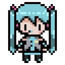 Pixel Icons, Pixel Pattern, Alpha Patterns, Hatsune Miku, Vocaloid, Pixel Art, Anime, Pattern, Pins