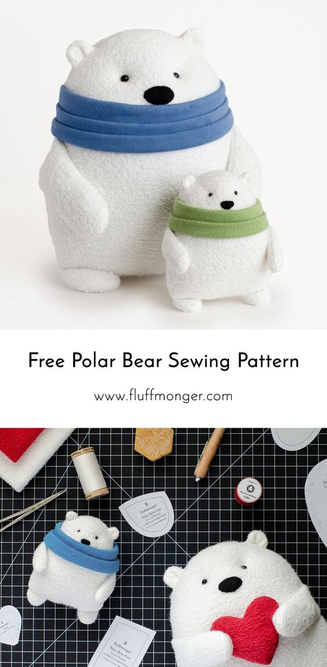 Bear Sewing Pattern, Saint Valentin Diy, Diy Gifts For Kids, Beginner Sewing Projects Easy, Sewing Toys, Sewing Projects For Beginners, Love Sewing, Sewing Gifts, Valentine's Day Diy