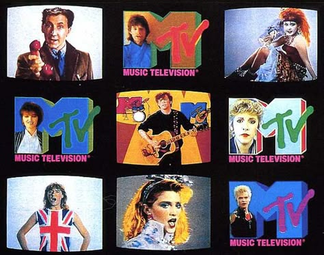 80s Design Graphic, Mtv Aesthetic, 80s Mtv, Ladies Of The 80s, George Lois, 80s Pop Culture, Money For Nothing, 1980s Music, 80s Stuff