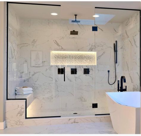 Cultured Marble Shower, Clean Shower Doors, Best Bathroom Designs, Glass Shower Enclosures, Master Shower, Shower Walls, Frameless Shower Doors, Organization And Storage, Bathroom Reno