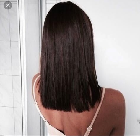 Platinový Blond, One Length Hair, Brown Ombre Hair, Straight Hair Cuts, Short Straight Hair, Haircuts Straight Hair, Medium Hair Cuts, Medium Length Hair Cuts, Brown Hair Colors