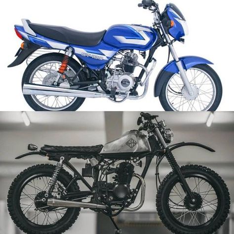 Ct 100 Bajaj Modified, Bikes Modified, Motor Scrambler, Modified Bikes, Bike Modified, Bobber Scrambler, Bike India, Custom Bikes Cafe Racers, Suzuki Cafe Racer