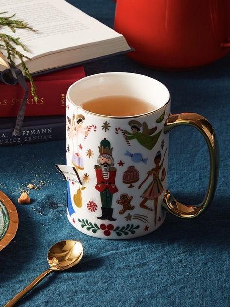 Anthropologie Christmas, Drink Local, Christmas Coffee, Christmas Mugs, Coffee Time, Nutcracker, Christmas Spirit, Morning Coffee, Tea Time