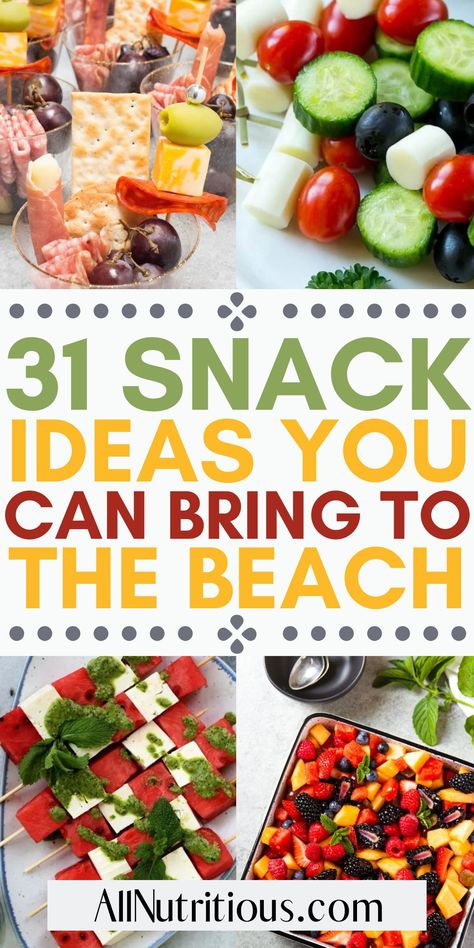 Looking for healthy snacks that you can bring to the beach? Here we have compiled the some easy recipes for best snack ideas that are perfect to pack in your cooler for a day out. Quick Snack Foods For Party, Snacks For Cooler, Beach Treats Snacks, Best Beach Meals, Beach Camping Food Ideas, Snack For The Beach, Food Ideas For Beach Day, Snacks For Beach Vacation, Beach Snack Recipes