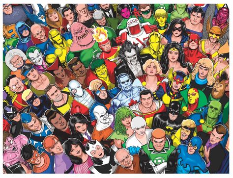 Kevin Maguire on Twitter: "Here's the entire JLI Omnibus cover https://t.co/Ct68fOQJGF" Justice League Comics, Captain Marvel Shazam, Justice League Unlimited, Martian Manhunter, Comic Book Artwork, Arte Dc Comics, Dc Comics Artwork, Superhero Comics, Dc Comics Art