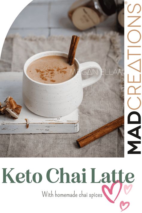 Keto Latte Recipes, Sugar Free Latte Recipe, Chi Latte Recipe, Chia Latte Recipe, Easy Chai Latte Recipe, Keto Chai Tea Latte, Hot Chai Tea, Chai Tea Latte Starbucks, Chai Tea Latte Recipe