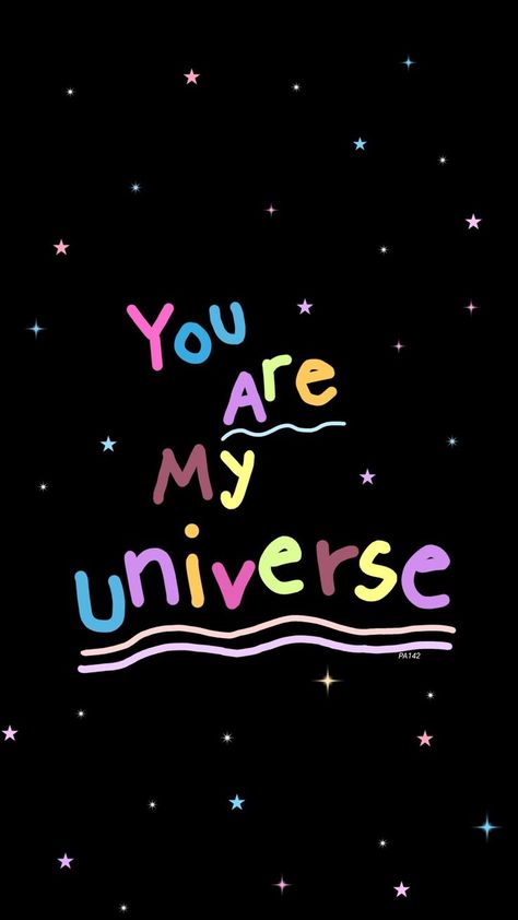 You Are My Universe Wallpaper, You Are My Universe, Universe Lockscreen, My Universe Bts, Bts Shirt, My Universe, Bts Lyrics Quotes, Bts Backgrounds, Minimalist Tattoos