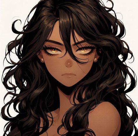 Black Hair Amber Eyes Male Art, Female Character Art Black Hair, Black Haired Female Character, Anime Oc Black Hair, Character Art Black Hair, Black Hair Gold Eyes, Black Hair Character Design Female, Oc Black Hair, Black Hair Hazel Eyes