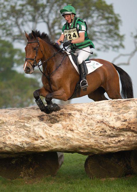 Mary King and Imperial Cavalier at the Quarry during the cross-country phase of Badminton Horse Trials 2011. Horse Eventing, Bay Thoroughbred, Eventing Cross Country, Badminton Horse Trials, Cross Country Jumps, Horse Jumps, Jumping Horse, Horse Trials, Beautiful Horse Pictures