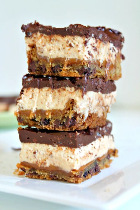 Sweet Bars, Bar Desserts, Blondies Bars, Bars And Cookies, Dessert Bar Recipe, Layered Desserts, Cookies And Brownies, Oreo Dessert, Chewy Chocolate Chip Cookies