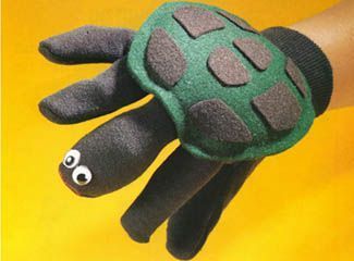 Turtle Puppet, Felt Puppets, Turtle Crafts, Glove Puppets, Puppets For Kids, Puppets Diy, Sock Puppets, Sock Toys, Puppet Crafts