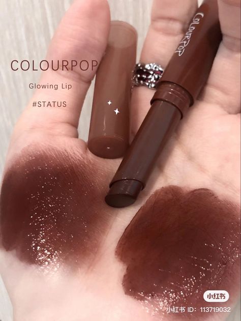 Chinese Makeup Products, Asian Makeup Products, Cute Aesthetic Makeup, Soft Grunge Makeup, Maroon Makeup, Minimalist Makeup, Makeup Accesories, Lip Balm Set, Pinterest Makeup