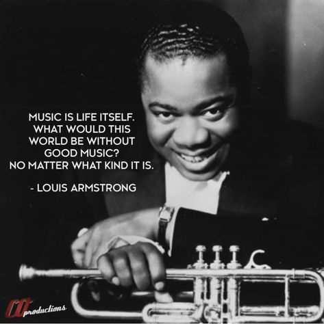 Jazz Music Quotes, Black Musicians, Musical Quotes, African History Truths, Black Literature, Musician Photography, Wise Sayings, Louis Armstrong, Zero Tolerance